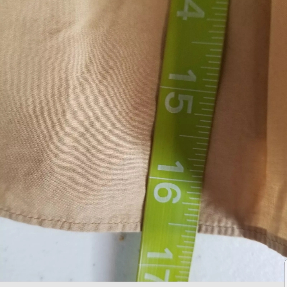 Madewell Brown/Khaki  Layered Pleated Mini Skirts - Picture 5 of 6